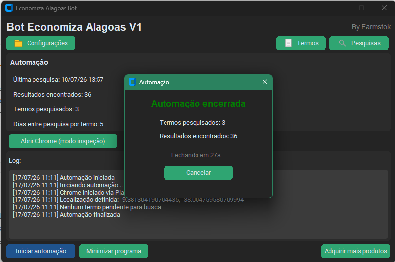 Automação Consulta de Preços